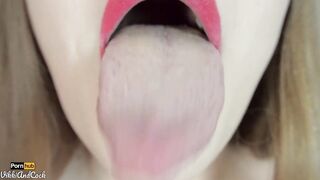 Long Tongue and Lips Fetish, Longest Tongue in your Life