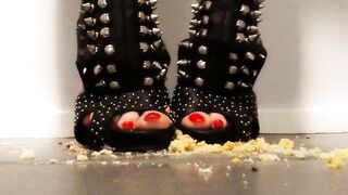 Cup Cake Food Crush with Spikey High Heels