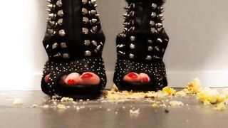 Cup Cake Food Crush with Spikey High Heels