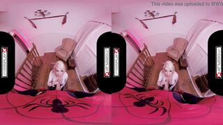 VRCosplayX.com Spider Gwen Blowing Your Mind With Her Mouth And Pussy VRPorn