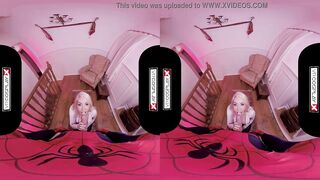 VRCosplayX.com Spider Gwen Blowing Your Mind With Her Mouth And Pussy VRPorn