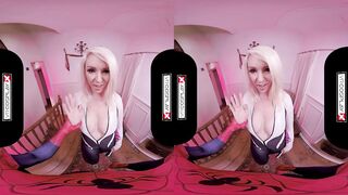 VRCosplayX.com Spider Gwen Blowing Your Mind With Her Mouth And Pussy VRPorn