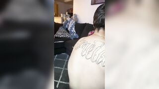 Huge Ass Black Girl Clapping for Daddy