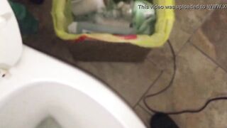 Pissing on the floor