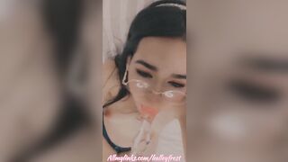 Teen slut teaches you how to give a blowjob